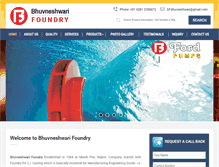 Tablet Screenshot of bhuvneshwarifoundry.com